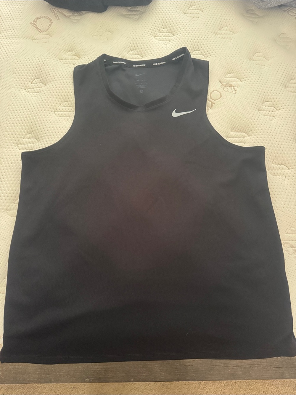 Nike Running Sleeveless Training Tank with Reflective Swoosh Size Medium